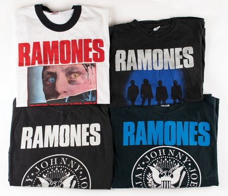 Lot #4506 Ramones Lot of (4) Promotional Shirts
