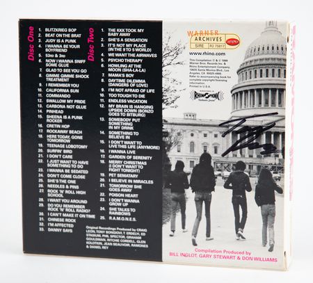 Lot #4475 Ramones Signed CD Box Set - Image 2