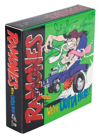 Lot #4476 Ramones Signed CD Box Set - Image 1