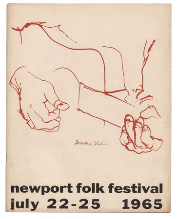 Lot #4071 Bob Dylan: Newport Folk Festival 1965 Program - Image 1