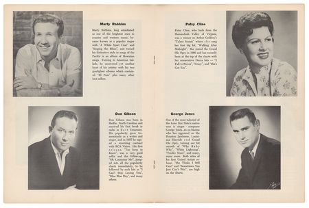 Lot #4259 Johnny Cash 1962 Hollywood Bowl Program - Image 2