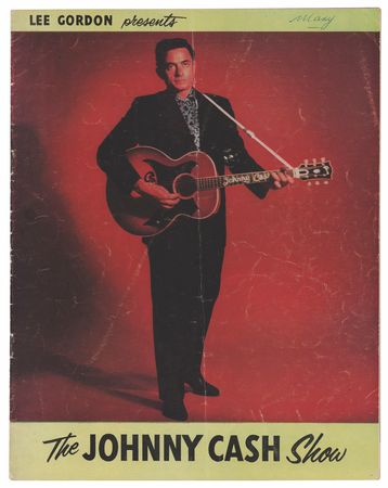 Lot #4260 Johnny Cash Signed Program - Image 2