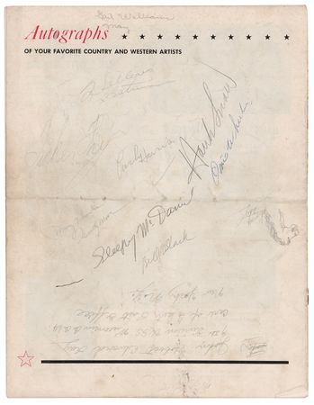 Lot #4236 Elvis Presley Signed Program - Image 4