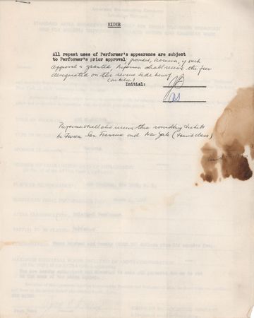 Lot #4257 Joan Baez Documents Signed - Image 3