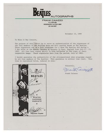 Lot #4001 Beatles Signed 1963 Winter Gardens Program - Image 4