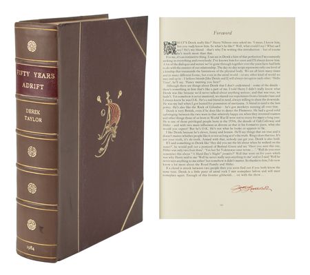 Lot #4025 Beatles: George Harrison Signed Book - Image 1