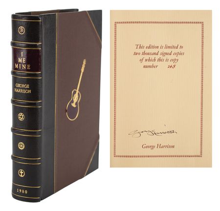 Lot #4027 George Harrison Signed Book - Image 1