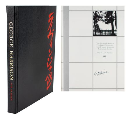 Lot #4030 George Harrison Signed Book - Image 1