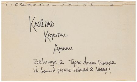 Lot #4622 Tupac Shakur Notebook with (5) Handwritten and Signed Letters and Notes - Image 7