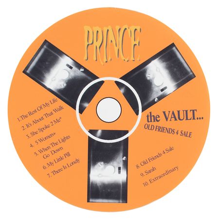 Lot #4610 Prince CD Acetate for 'The Vault: Old Friends 4 Sale' - Image 5