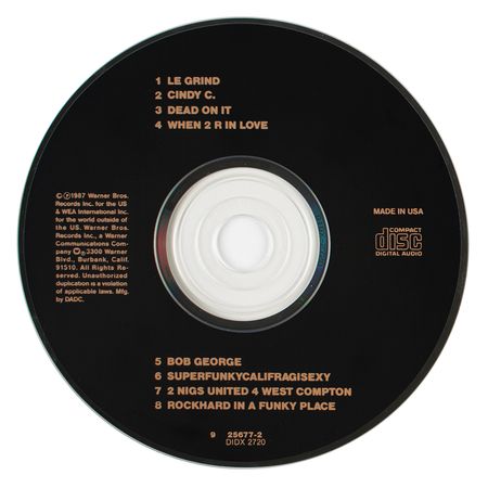 Lot #4611 Prince Original 1987 'The Black Album' CD - Image 5
