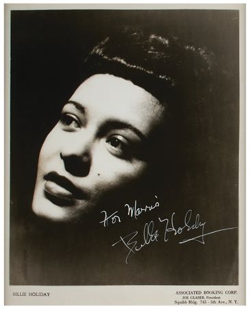 Lot #4162 Billie Holiday Signed Photograph - Image 2