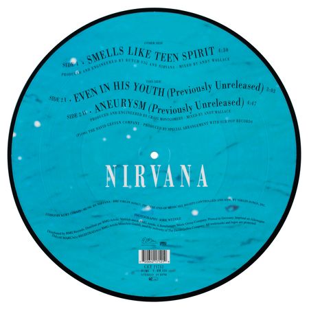Lot #4617 Nirvana Signed Picture Disc - Image 2