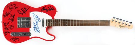 Lot #4344 Bruce Springsteen and the E Street Band Signed Guitar - Image 1