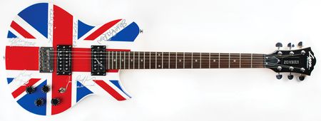 Lot #4325 The Zombies Signed Guitar - Image 1