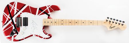 Lot #4347 Eddie Van Halen Signed Guitar - Image 1