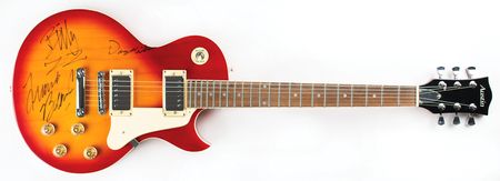 Lot #4349 ZZ Top Signed Guitar - Image 1