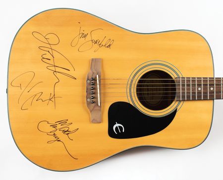 Lot #4630 Hootie and the Blowfish Signed Guitar - Image 2