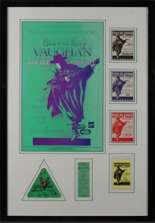 Lot #4558 Stevie Ray Vaughan Signed Backstage Pass - Image 1