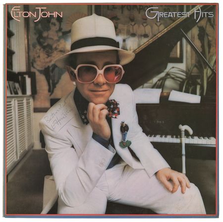 Lot #4338 Elton John Signed Album