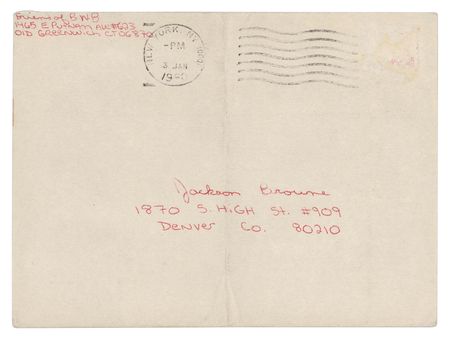 Lot #4013 John Lennon Signed Christmas Card - Image 3