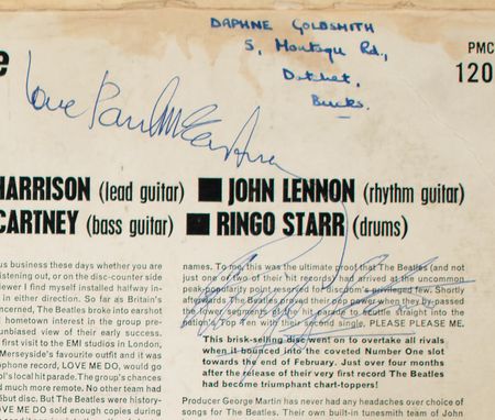Lot #4000 Beatles Signed 'Please Please Me' Album - Image 5