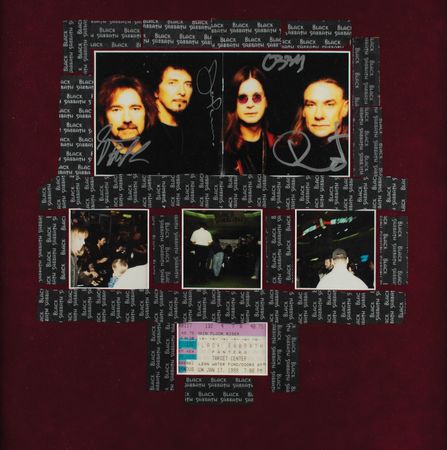Lot #4328 Black Sabbath Signed CD Booklet - Image 1