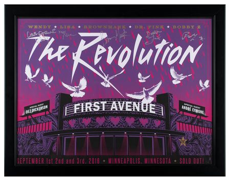Lot #4614 Prince: The Revolution Signed Poster - Image 1