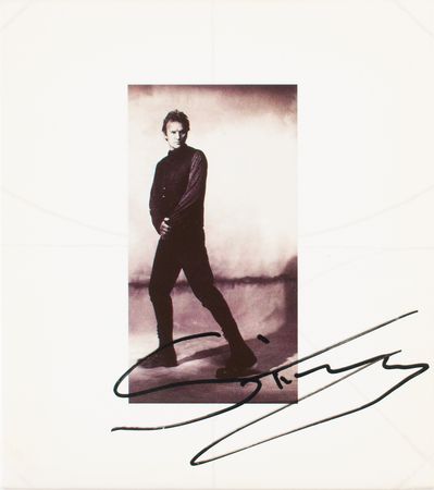 Lot #4593 Sting Signed CD - Image 1