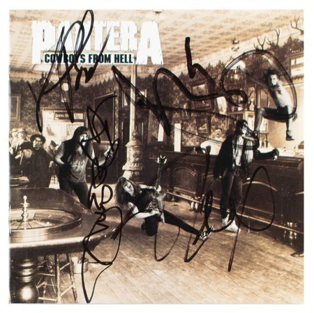 Lot #4589 Pantera Signed CD - Image 1