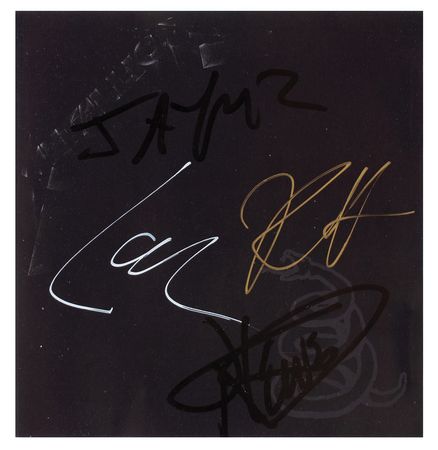 Lot #4585 Metallica Signed CD - Image 1