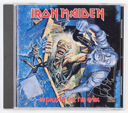 Lot #4577 Iron Maiden Signed CD - Image 1