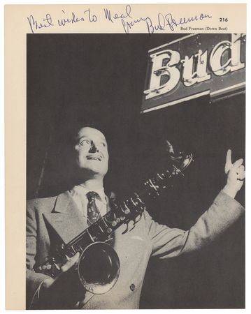 Lot #4195 Stan Getz Signed Photograph - Image 2