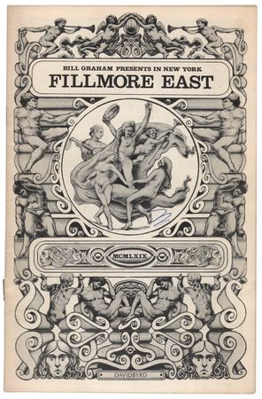 Lot #4323 Woodstock: Procol Harum and Byrds 1969 Rare Fillmore East Program - Image 4