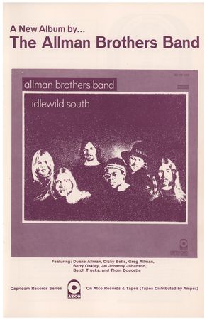 Lot #4358 Allman Brothers and Canned Heat 1970 Fillmore East Program - Image 2