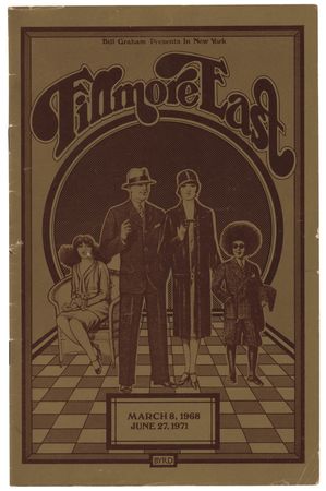 Lot #4356 Allman Brothers and Farewell Shows 1971 Fillmore East Program - Image 2