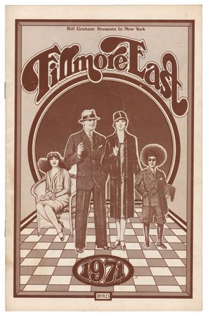 Lot #4327 Allman Brothers and Johnny Winter 1971 Fillmore East Ticket Stub and Program - Image 4