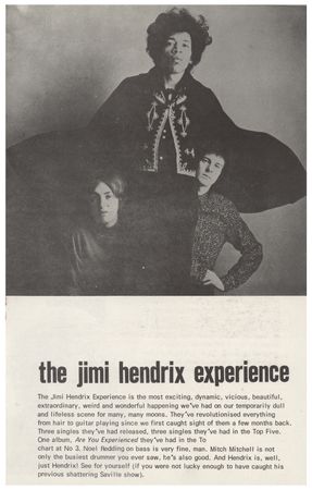 Lot #4082 Jimi Hendrix Experience June 1967 Saville Theatre Program - Image 2
