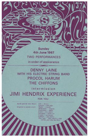 Lot #4082 Jimi Hendrix Experience June 1967 Saville Theatre Program - Image 3