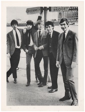 Lot #4103 Rolling Stones 1964 UK Tour Program with Rare Photo Insert - Image 3