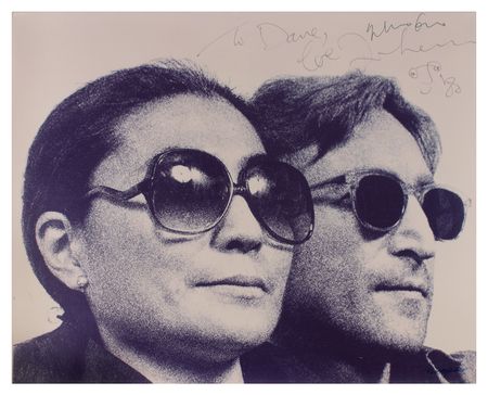 Lot #4015 John Lennon and Yoko Ono Signed