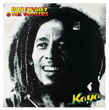 Lot #4421 Bob Marley Signed Album - Image 1