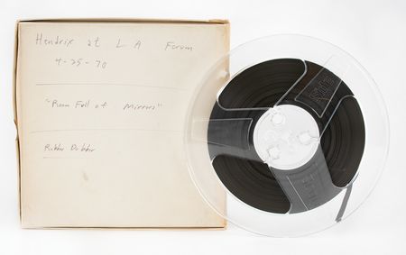 Lot #4086 Jimi Hendrix 'Room Full of Mirrors' Reel-to-Reel and Candid Photographs - Image 1