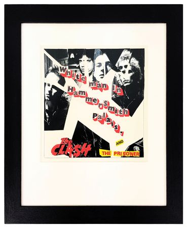 Lot #4520 The Clash Concept Artwork for '(White