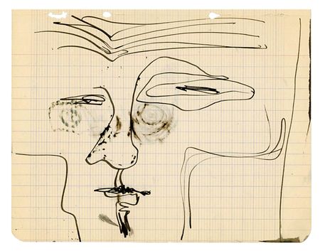 Lot #4011 John Lennon Partial Handwritten Manuscript and Sketch - Image 2