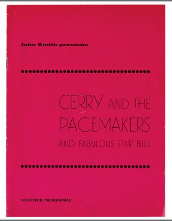 Lot #4105 Rolling Stones / Gerry and the Pacemakers 1963 UK Tour Program - Image 1