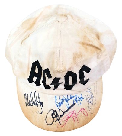 Lot #4326 AC/DC Signed Cap and Boiler Suit for the 'Are You Ready' Music Video - Image 2