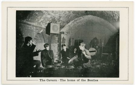 Lot #4045 Beatles 1963 Cavern Club Promo Card - Image 1