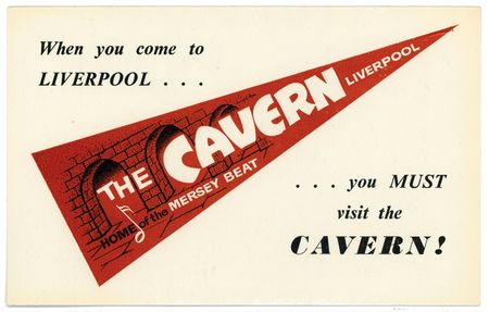 Lot #4045 Beatles 1963 Cavern Club Promo Card - Image 2