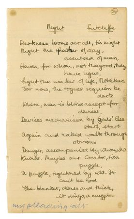 Lot #4038 Stuart Sutcliffe Autograph Poems Signed - Image 1